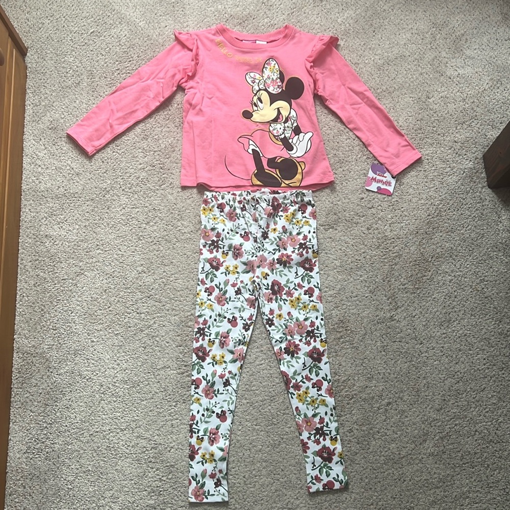 Girls Minnie Mouse Outfit - 6